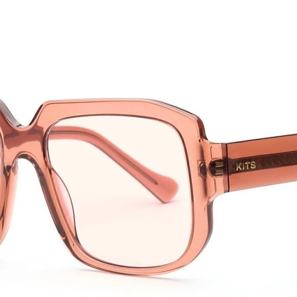 Kits Ace Womens Blush Square Frame Sunglasses. New With Tag NWT main image 5